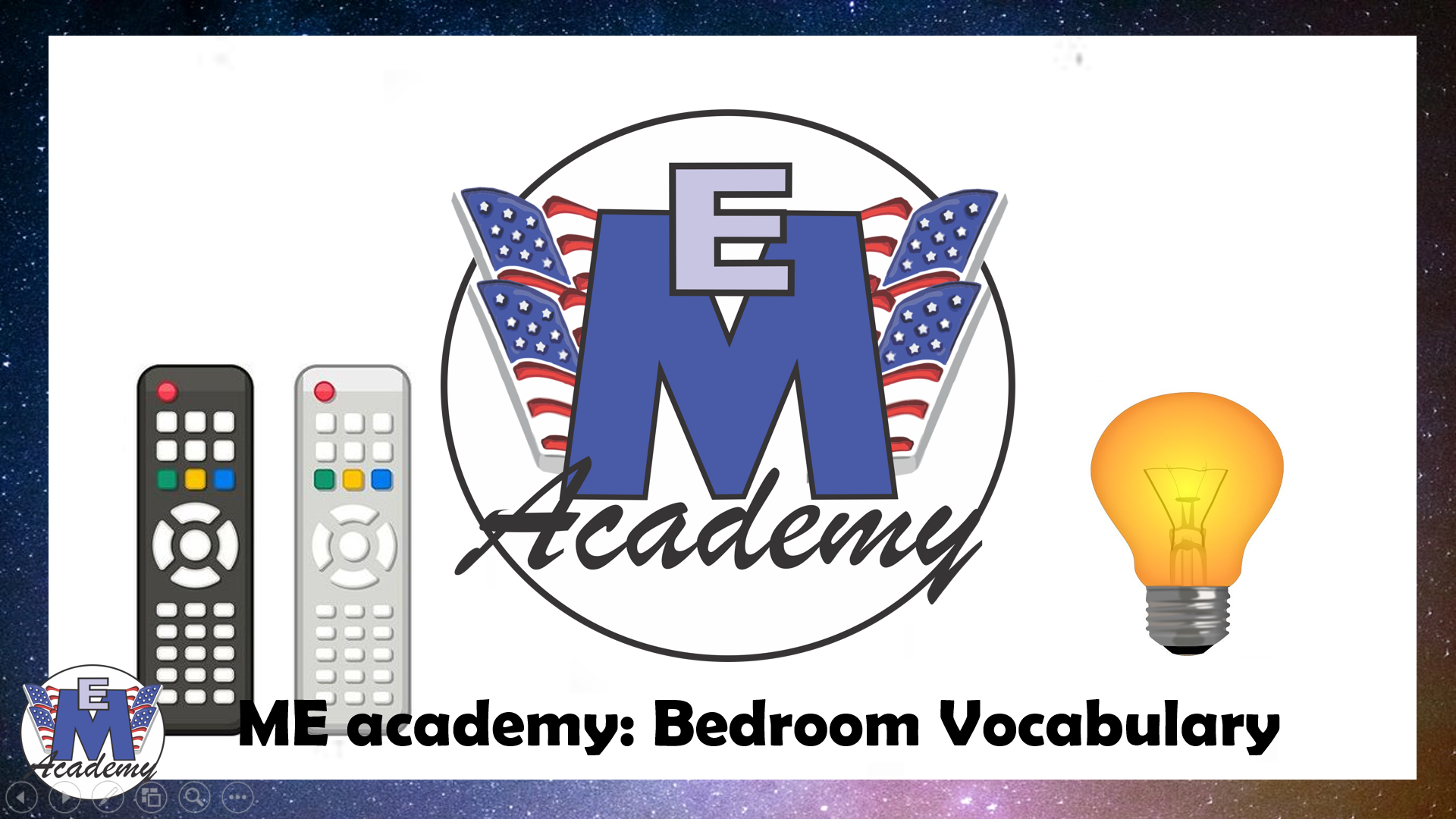 Bedroom Vocabulary
