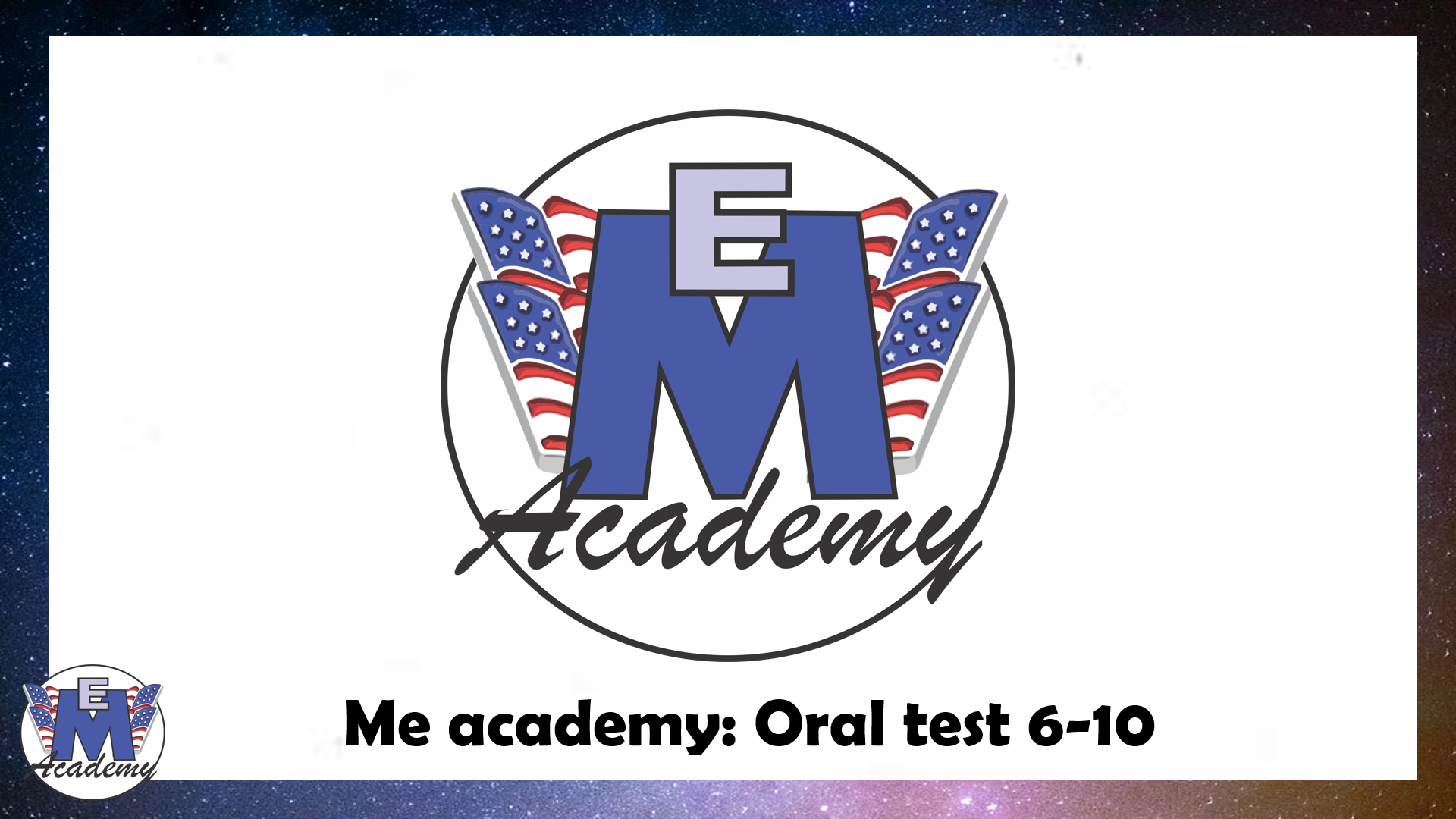 Basic Oral Test 6-10